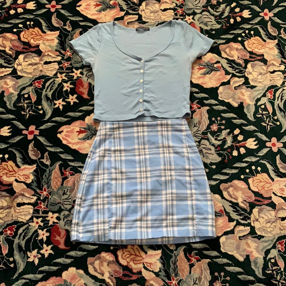 Blue Brandy Melville Outfit!